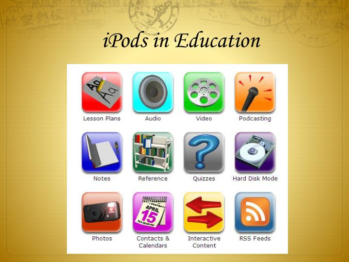 ipods in education