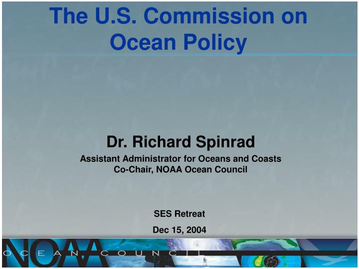 the u s commission on ocean policy