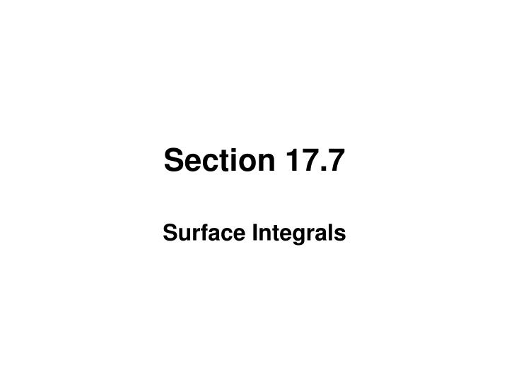 section 17 7