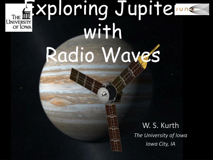 exploring jupiter with radio waves