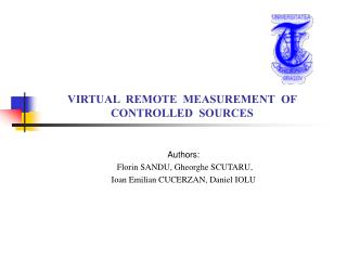 VIRTUAL REMOTE MEASUREMENT OF CONTROLLED SOURCES