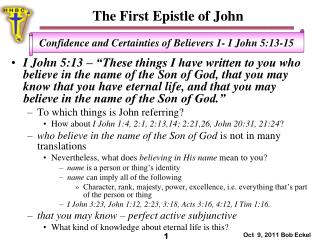 The First Epistle of John