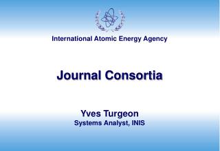 Journal Consortia