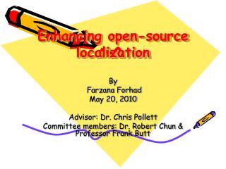 Enhancing open-source localization