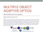 MULTIPLE OBJECT ADAPTIVE OPTICS - slide 1