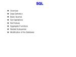 SQL - slide 1