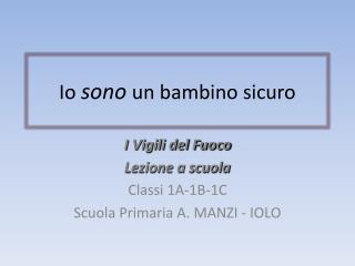 io sono un bambino sicuro