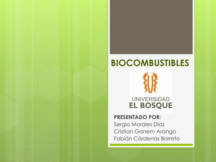 biocombustibles