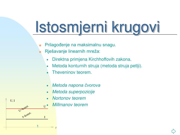 istosmjerni krugovi