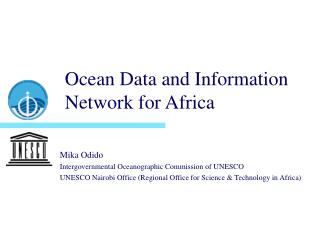 Ocean Data and Information Network for Africa