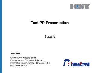 Test PP-Presentation