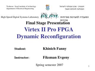 Student: 		Khinich Fanny Instructor: 		Fiksman Evgeny