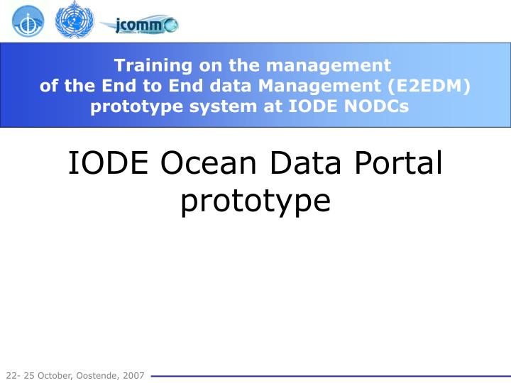 iode ocean data portal prototype