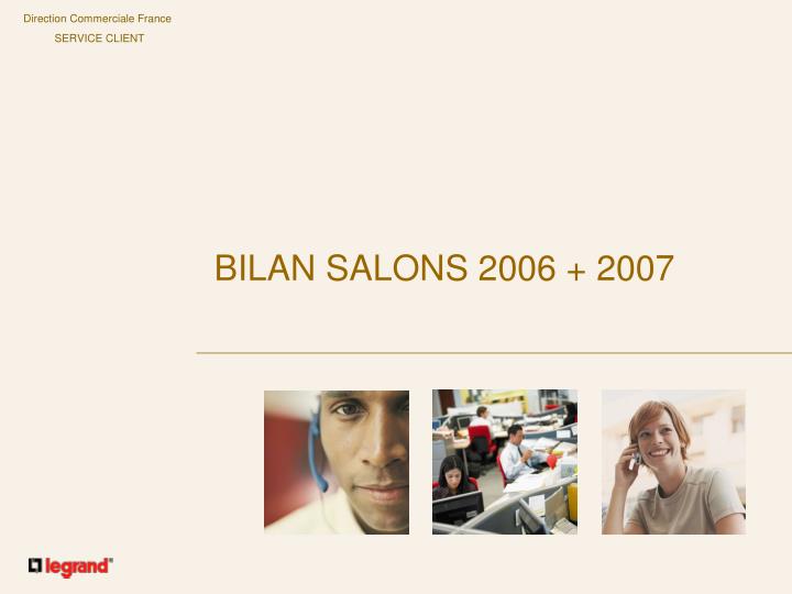 bilan salons 2006 2007