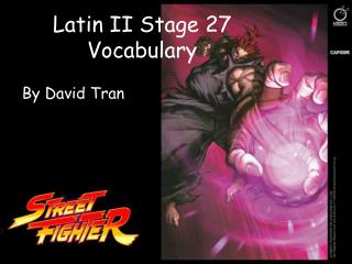 Latin II Stage 27 Vocabulary