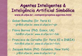 agentes inteligentes intelig ncia artificial simb lica