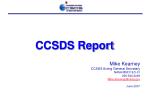 CCSDS Report - slide 1