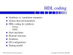 HDL coding - slide 1