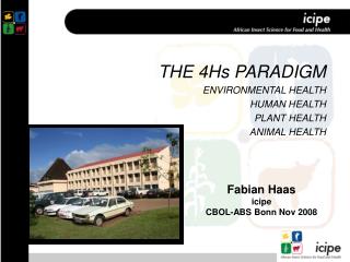 THE 4Hs PARADIGM ENVIRONMENTAL HEALTH HUMAN HEALTH PLANT HEALTH ANIMAL HEALTH