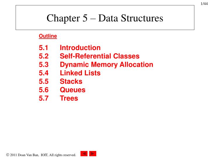chapter 5 data structures