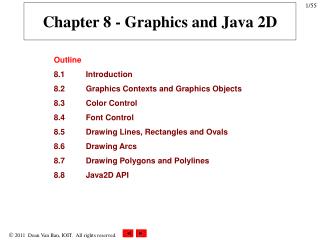 Chapter 8 - Graphics and Java 2D