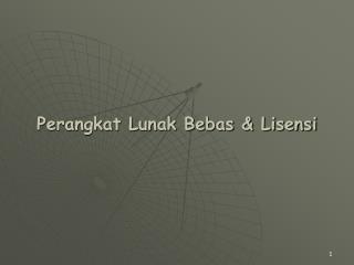 perangkat lunak bebas lisensi