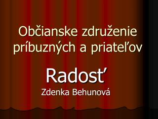 ob ianske zdru enie pr buzn ch a priate ov