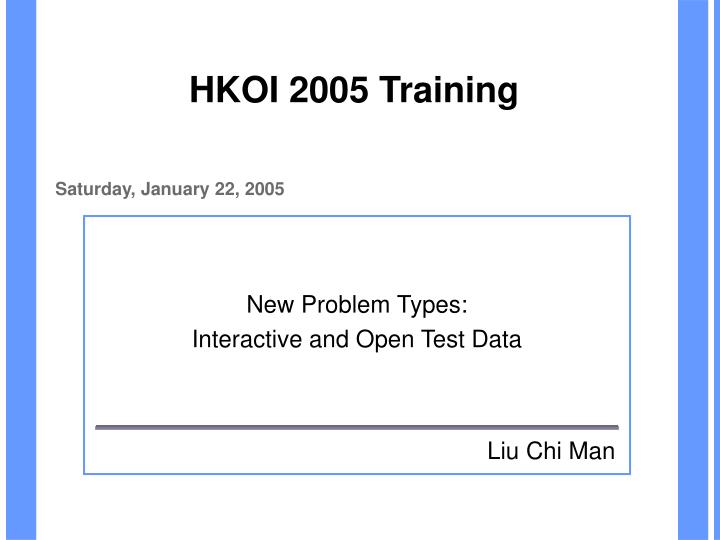 hkoi 2005 training