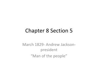 Chapter 8 Section 5