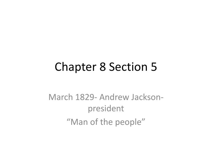 chapter 8 section 5
