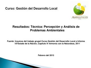 curso gesti n del desarrollo local