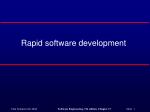 Rapid software development - slide 1