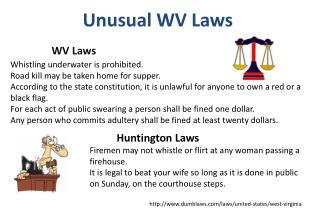 Unusual WV Laws