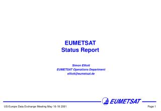 EUMETSAT Status Report
