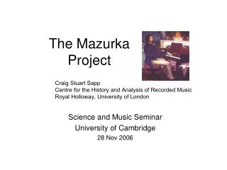 The Mazurka Project