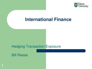 International Finance