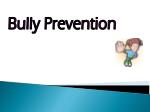 Bully Prevention - slide 1