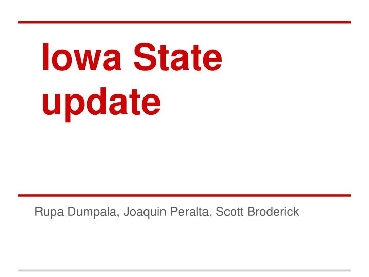 iowa state update