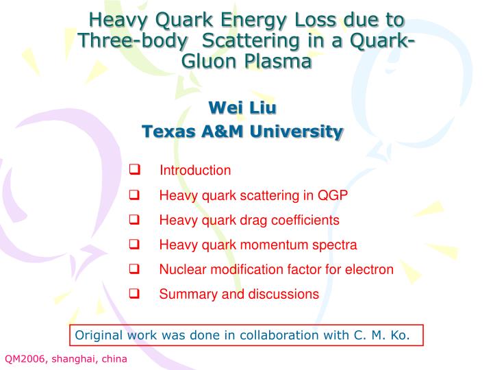 heavy quark energy loss due to three body scattering in a quark gluon plasma