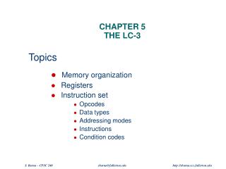 CHAPTER 5 THE LC-3