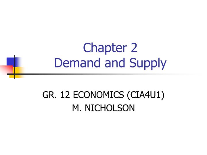 chapter 2 demand and supply