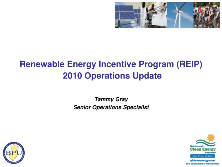 renewable energy incentive program reip 2010 operations update