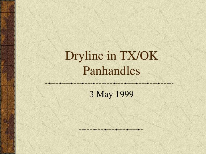 dryline in tx ok panhandles