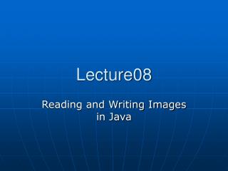 Lecture08