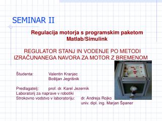 seminar ii
