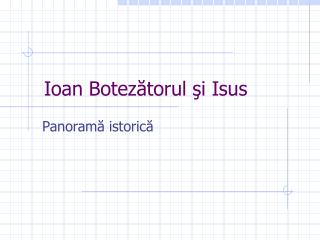 ioan botez torul i isus