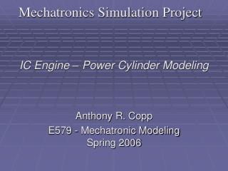 Mechatronics Simulation Project