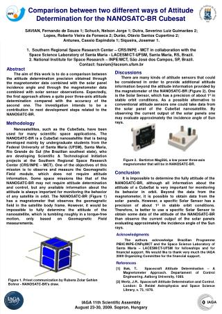 Comparison between two different ways of Attitude Determination for the NANOSATC-BR Cubesat