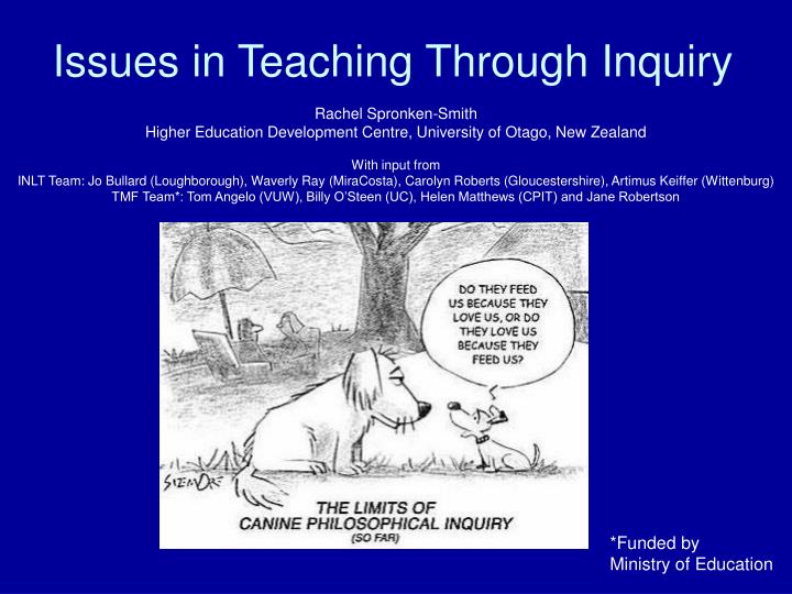 issues in teaching through inquiry