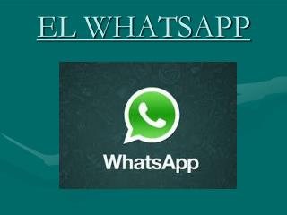 EL WHATSAPP